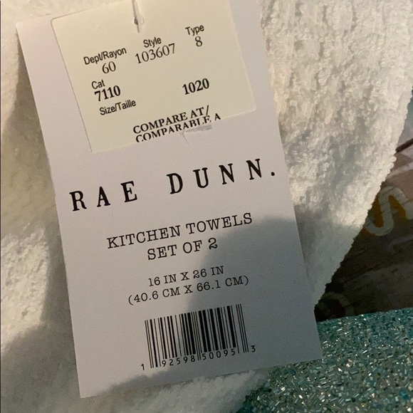 Rae Dunn kitchen towels - Picture 2 of 4